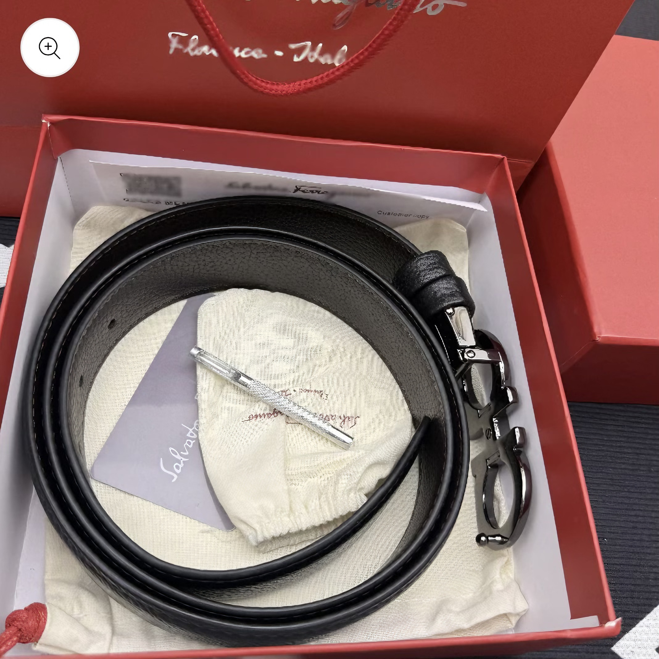 Men’s Luxury Horseshoe Buckle Belt – Embossed Leather, Classic Waist Belt