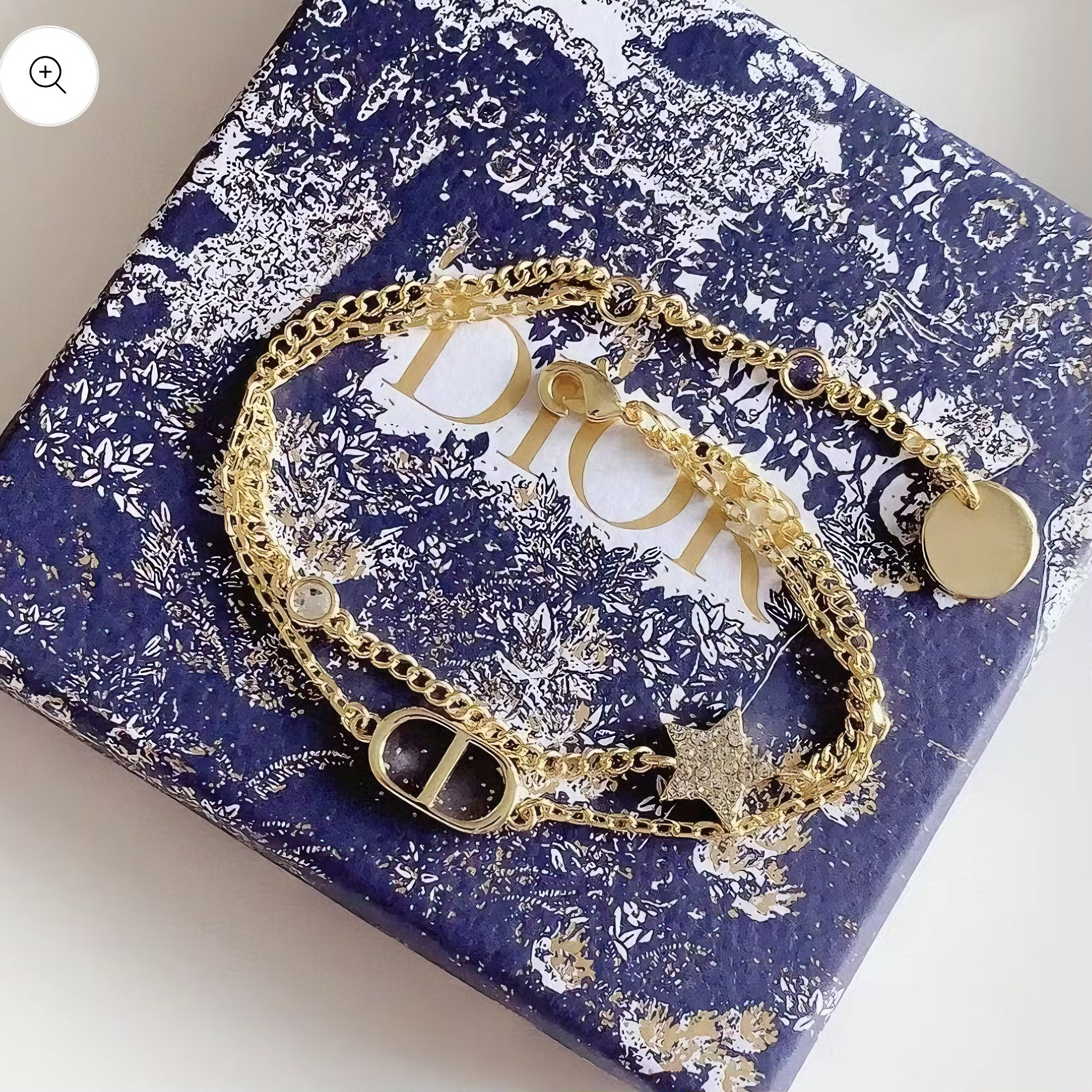 Light Luxury Double-Layered Star and Letter Element Women's Bracelet/Necklace