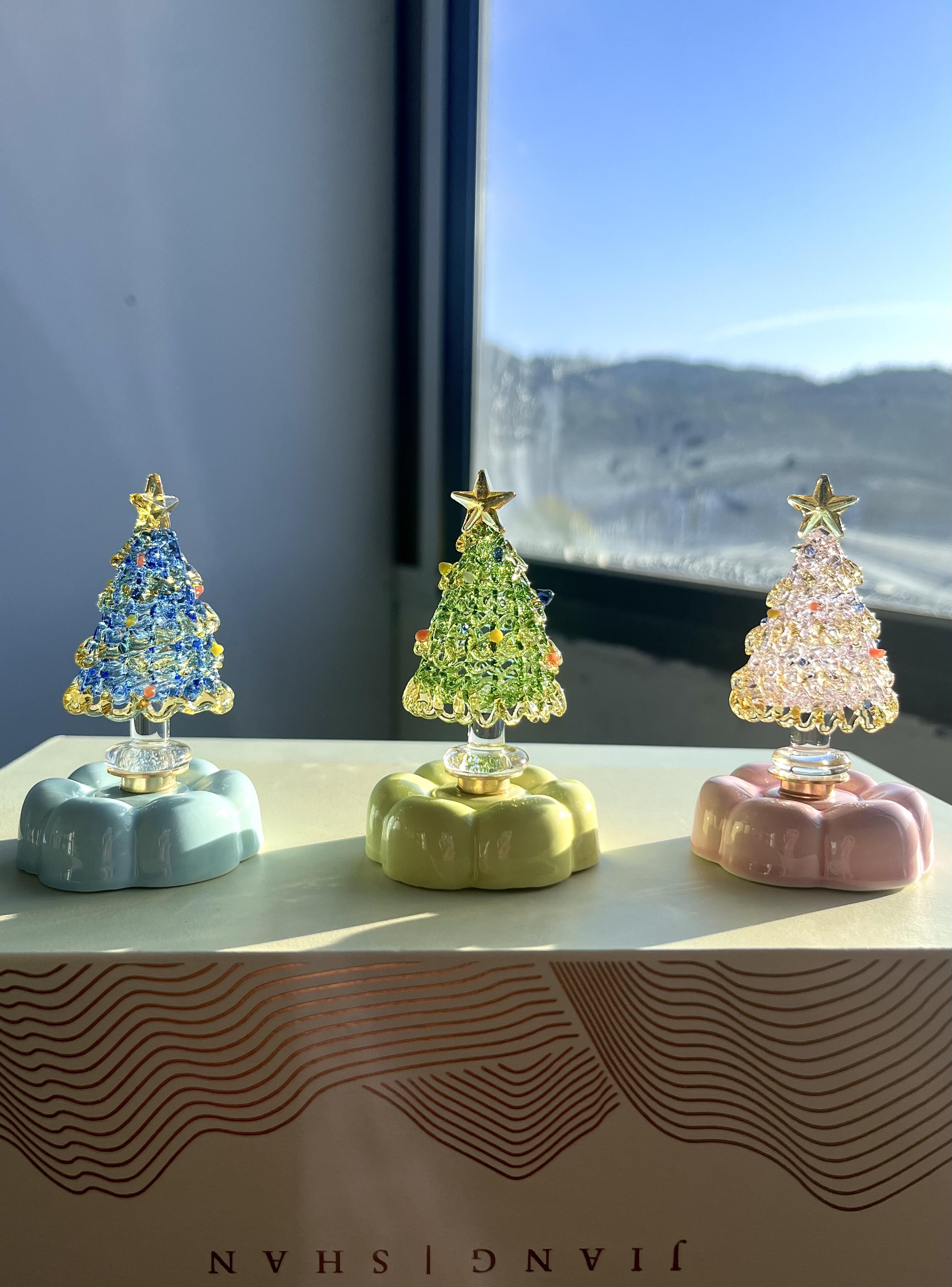 Hand-Blown Glass Christmas Tree Ornament