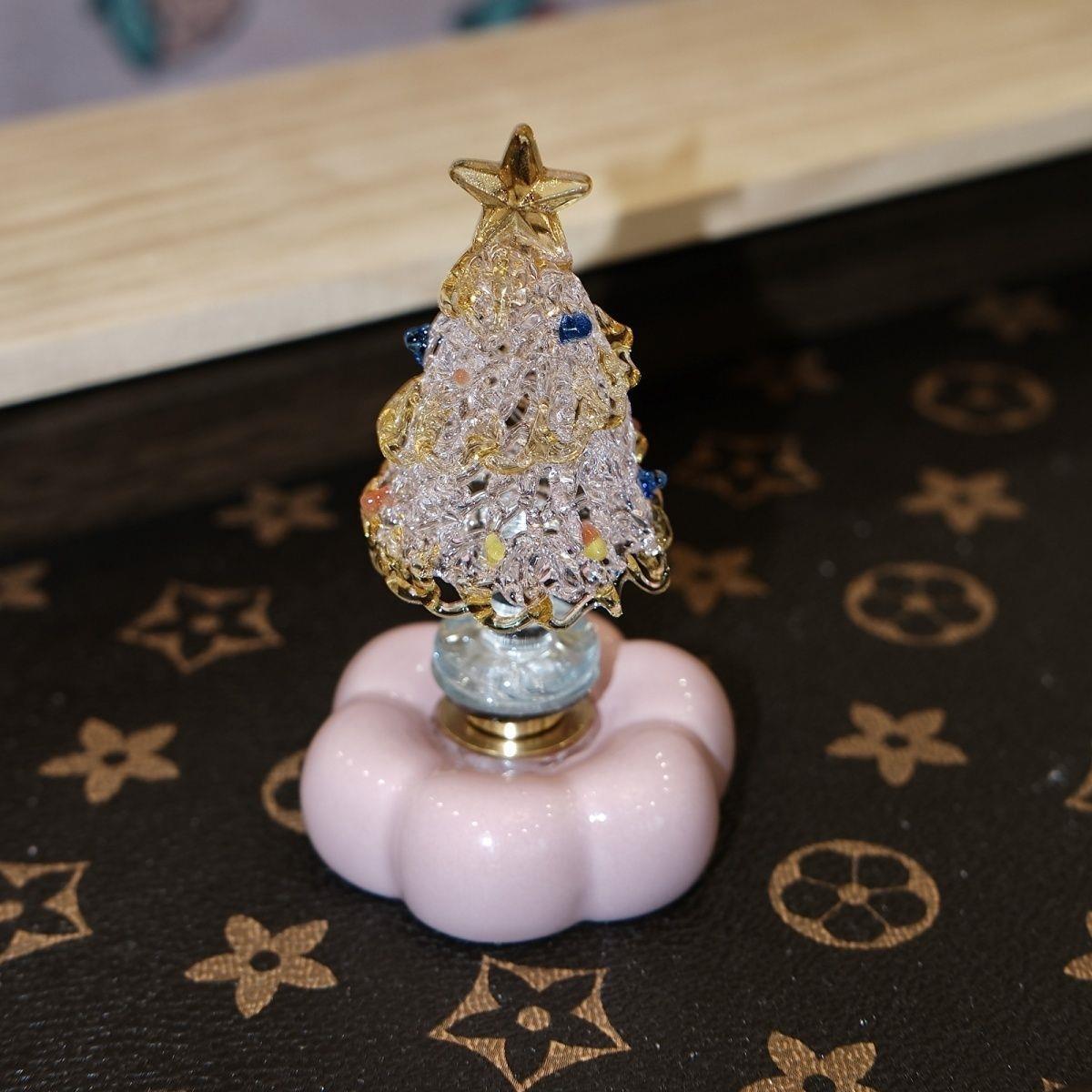 Hand-Blown Glass Christmas Tree Ornament