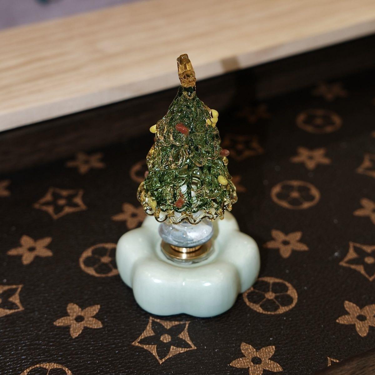 Hand-Blown Glass Christmas Tree Ornament