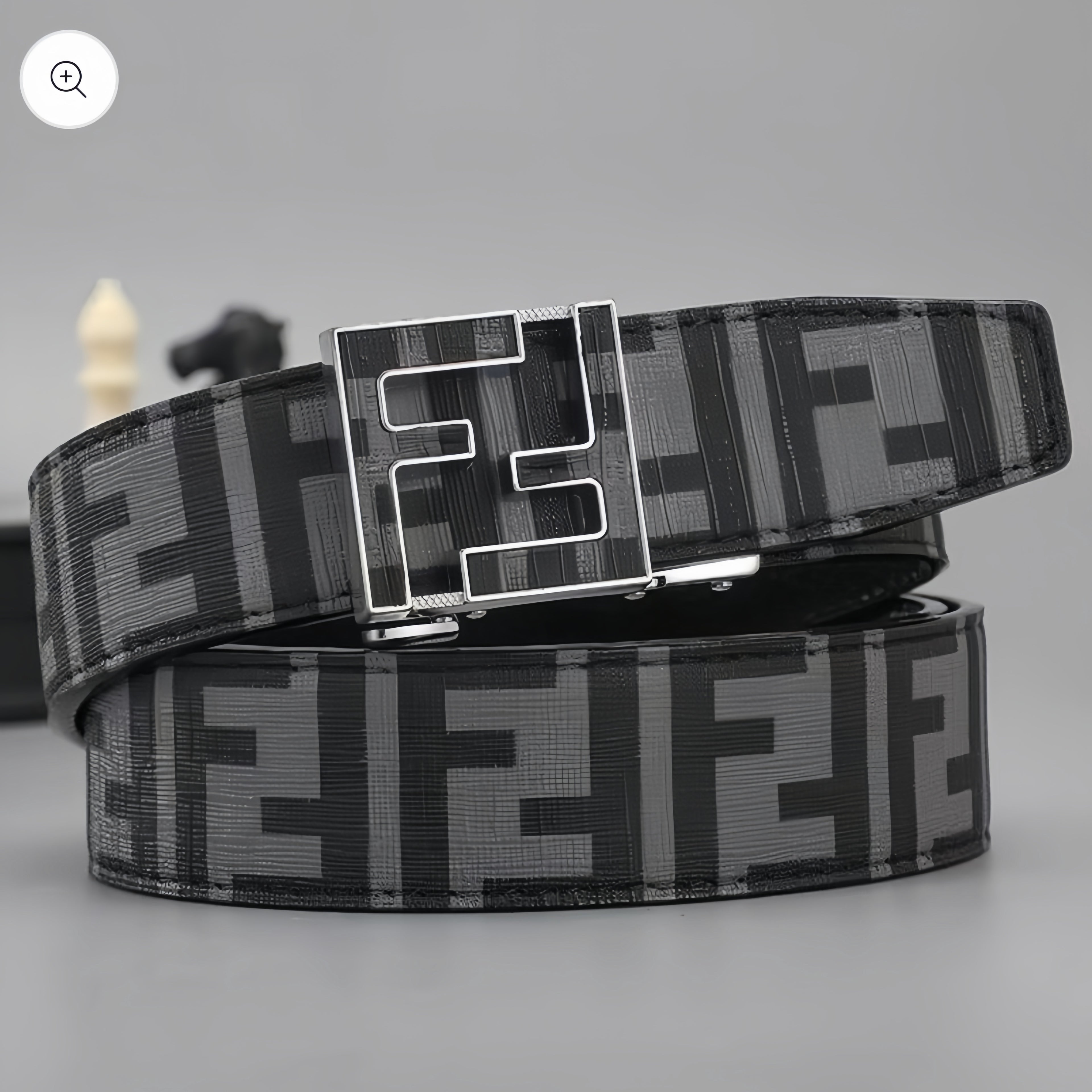 All-Over Pattern Modern Men’s Belt – Adjustable Fit & Elegant Look