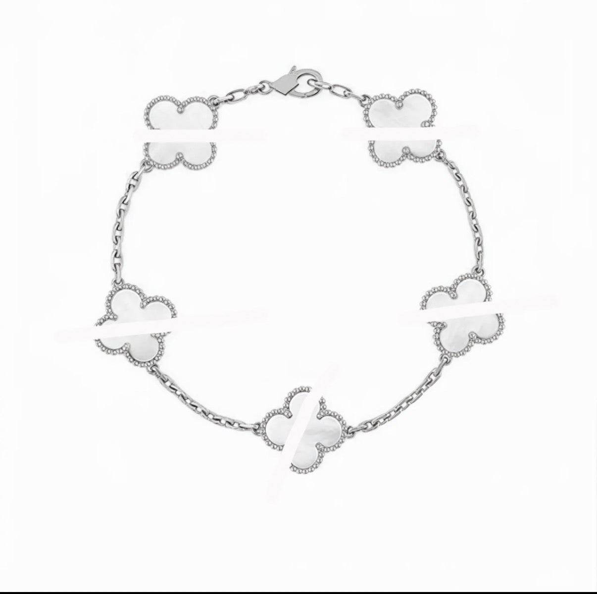 Winter Petal Bracelet – Minimalist Shell Flower Gift for Women