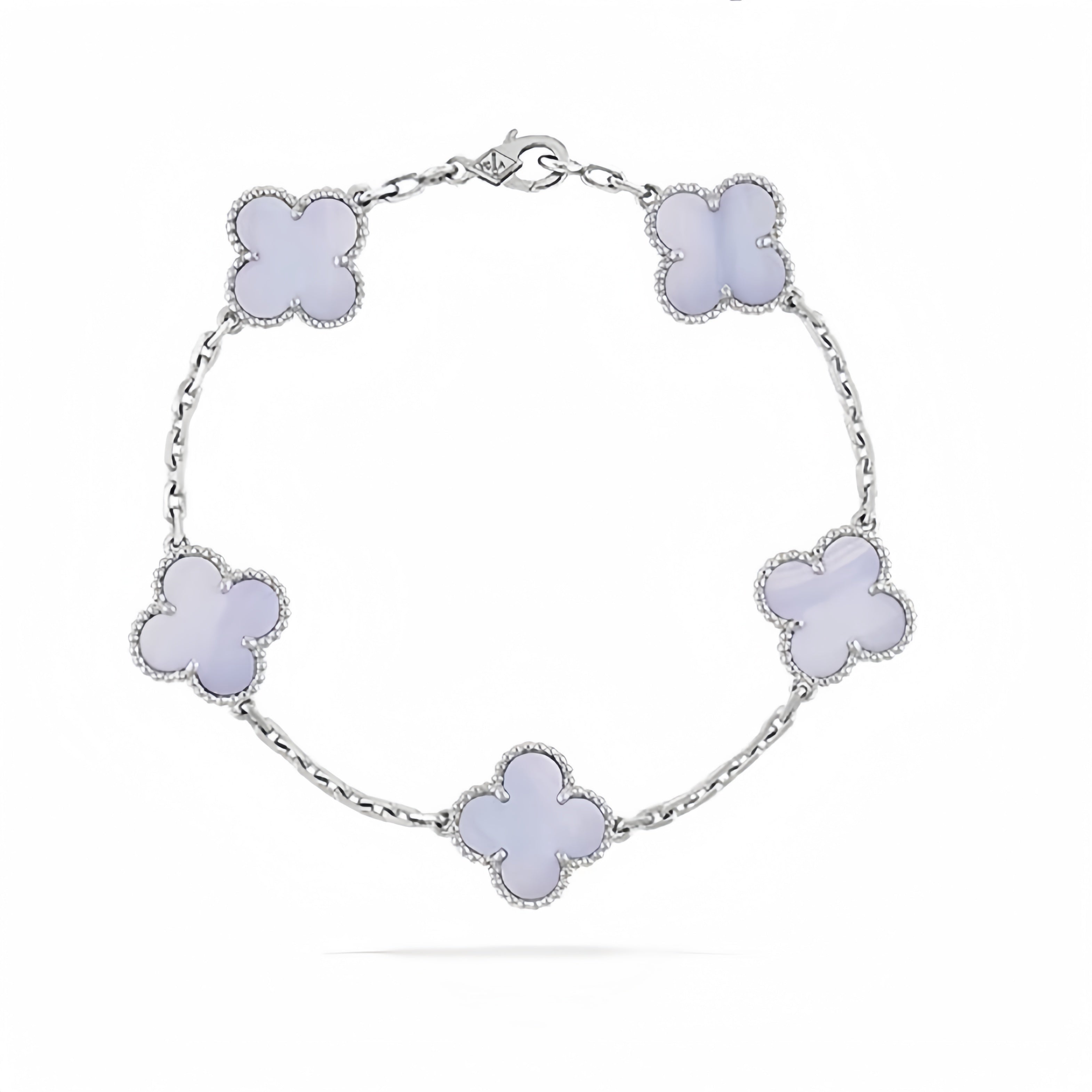 Winter Petal Bracelet – Minimalist Shell Flower Gift for Women