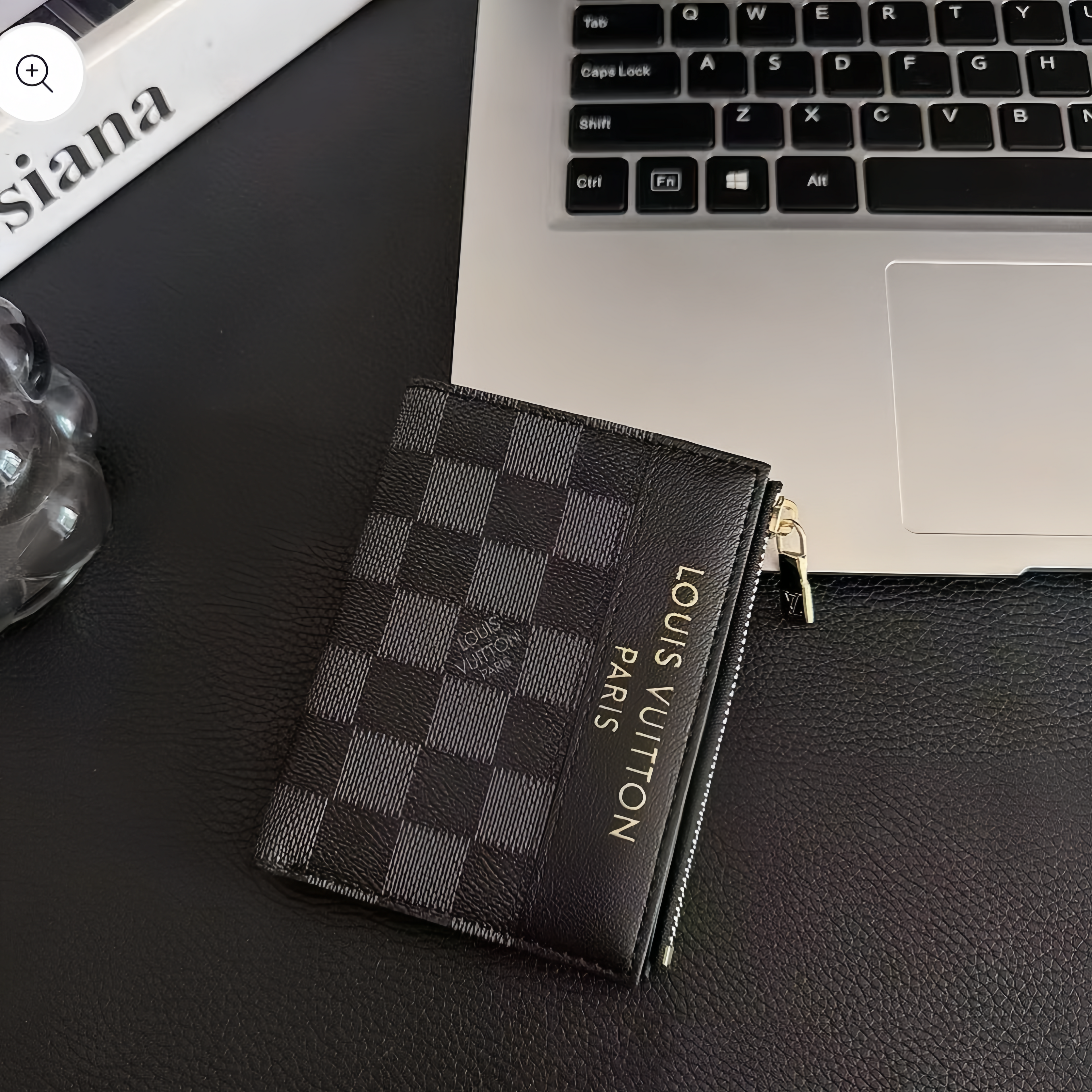 Compact Zip Wallet with Floral Pattern – Mini Multi-Color Card Holder